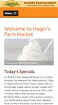 Mobile Screenshot of hagersfarmmarket.com